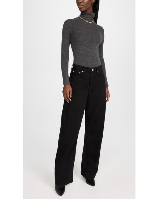 Rag & Bone Black Featherweight Logan Jeans