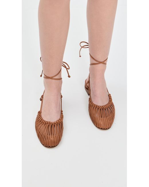 Hereu White Mantera Flats
