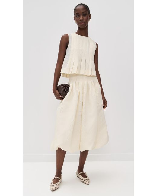 Sea Black Fayetta Embossed Tank Top