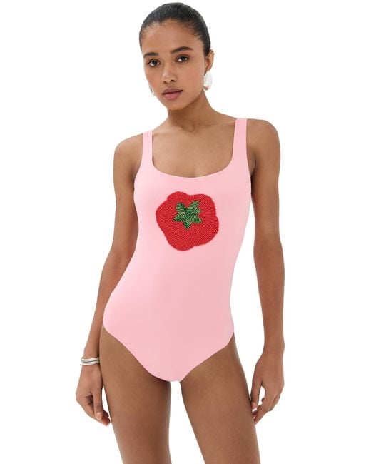 Staud Pink Lea One Piece
