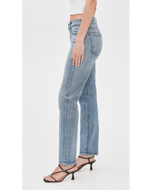 Moussy Blue Selbyville Slim Straight Jeans