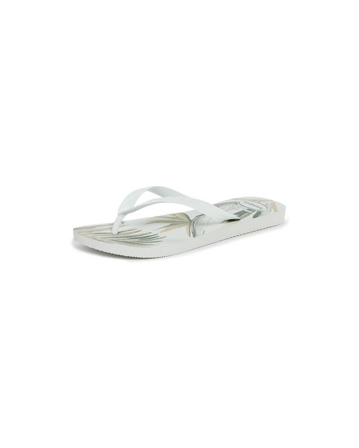 Havaianas Black Top Aloha Flip Flops for men