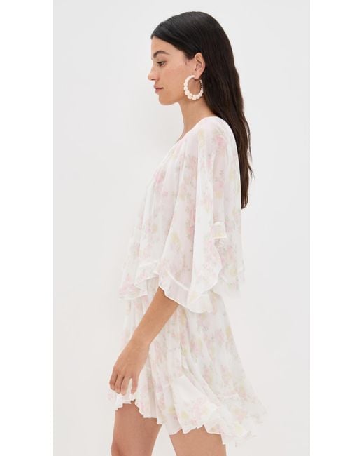 LoveShackFancy White Avaline Dress
