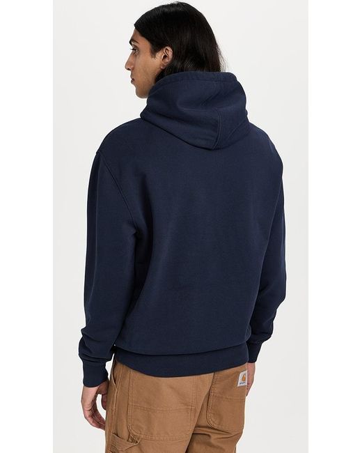 ami paris navy hoodie