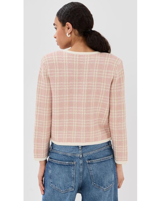 Veronica Beard Blue Claudine Knit Jacket