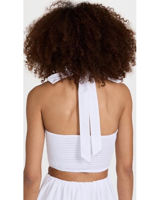 Staud White Kai Top