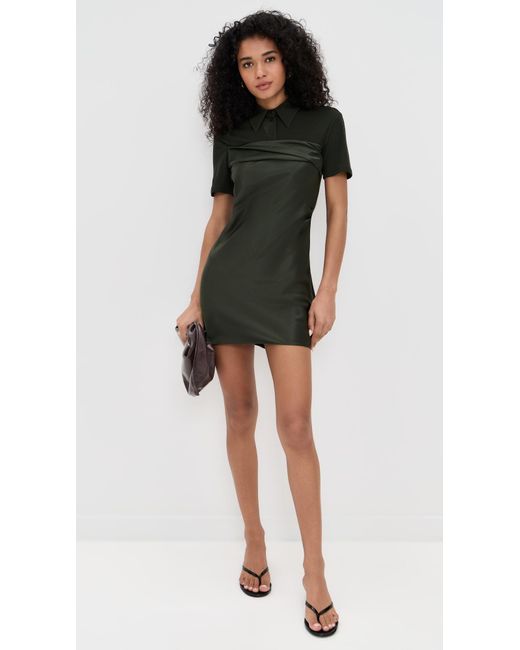 Nanushka Black Heceta Dress