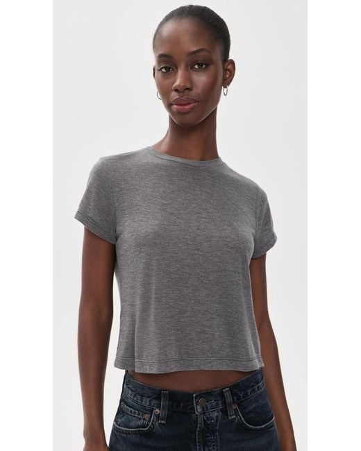 Agolde Gray Adine Tee