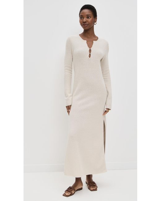 Splendid White X Cella Jane Sweater Caftan
