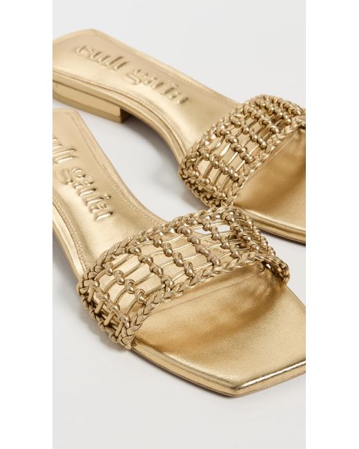 Cult Gaia Black Maya Sandals