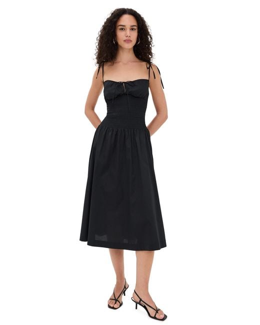 guizio lina midi dress Guizio Lina Midi Dress In Honey Butter - 80% Off