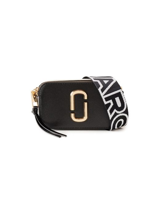 Marc Jacobs The Snapshot Black Multi Leather Camera Bag