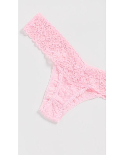Hanky Panky Black Signature Lace Low Rise 3 Pack