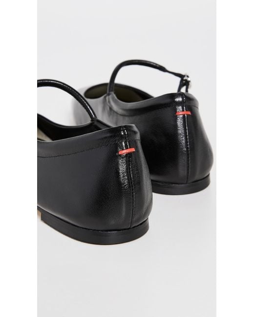 Aeyde Black Uma Mary Jane Flats