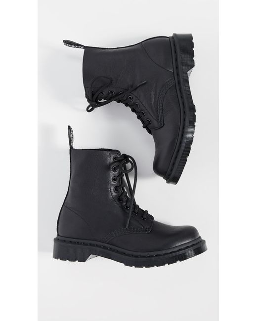 dr martens black 1460 pascal mono boots