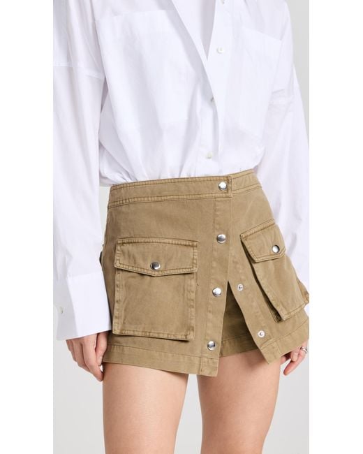 Staud White Tamara Skort