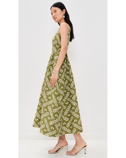 hunter bell marley embroidered midi dress HUNTER BELL  August