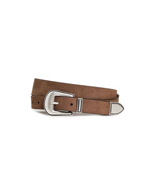 Andersons Multicolor Western Nubuck Leather Belt for men