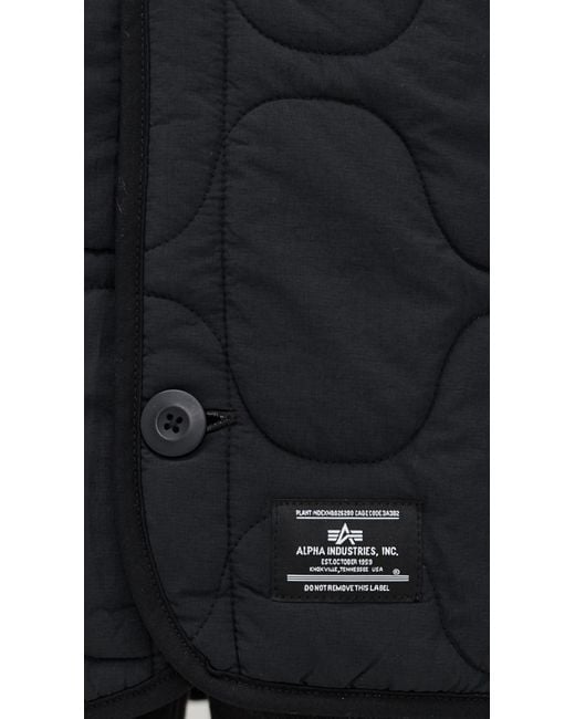 Alpha Industries Black Reversible Als/92 Mod Liner Jacket