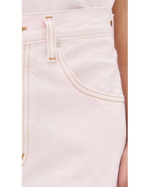 Agolde Pink Low Curve Jeans
