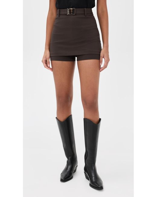 ALIGNE Black Brianna Ponte Skort
