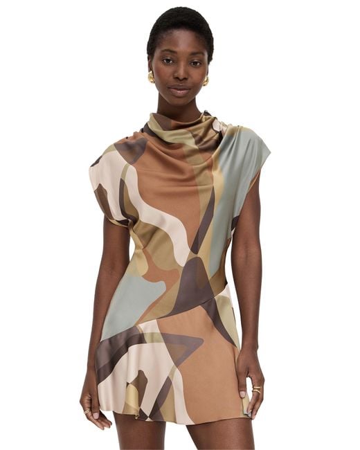 MISA Los Angles Multicolor Sandy Dress