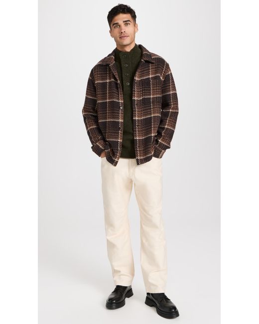 Barbour Green Patch Half Zip Sweater for men