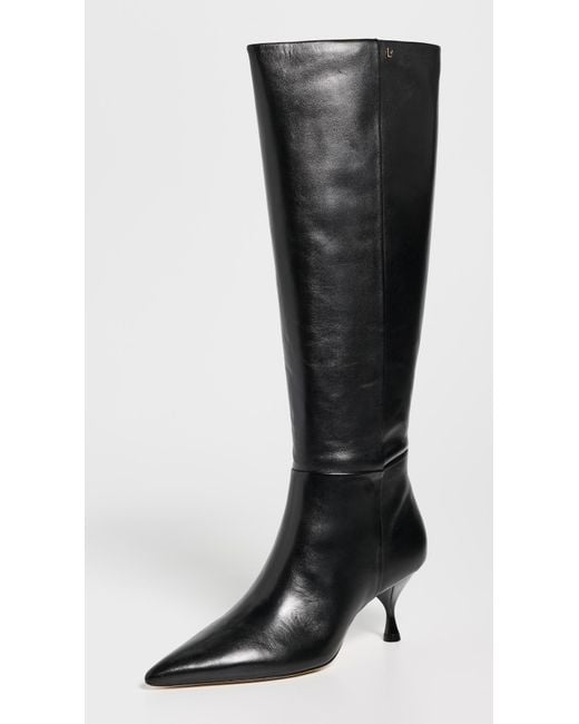 Larroude Black Georgia Boots