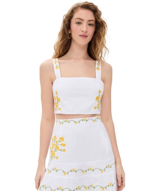 FANM MON White Derya Top