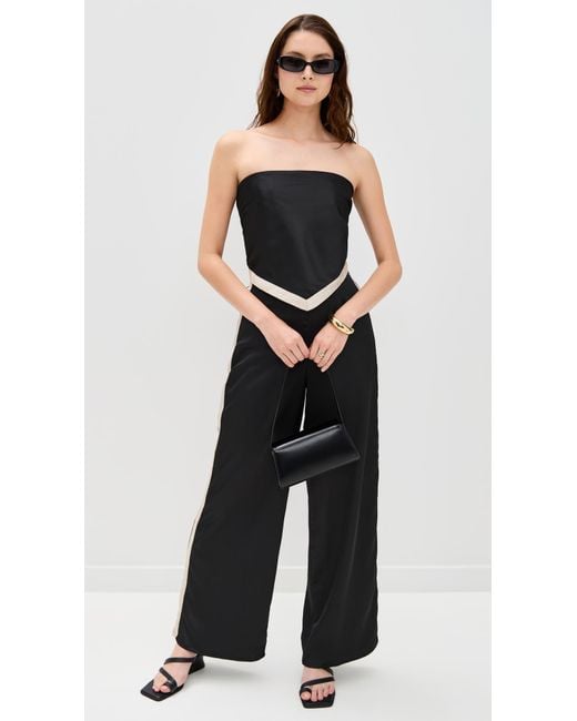 Seven Wonders Black Tina Scarf Top