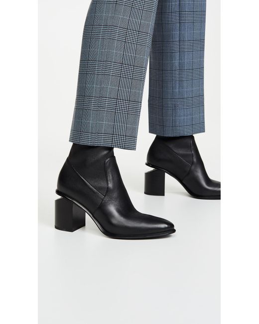 alexander wang black booties