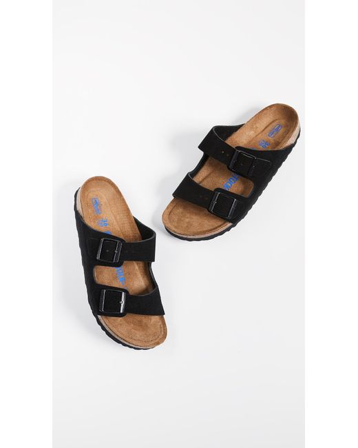 Birkenstock Black Arizona Soft Footbed Sandals