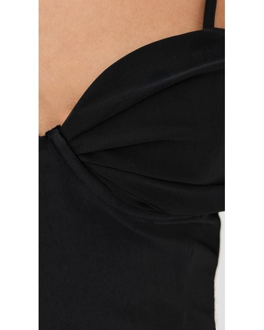Jonathan Simkhai Black Hazel Top