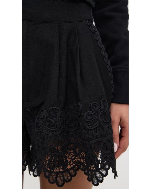 Sea Black Iyla Soutache Shorts