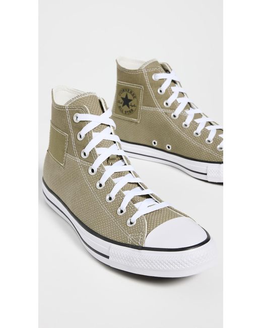 Converse White Chuck Taylor Canvas Jacquard Sneakers for men