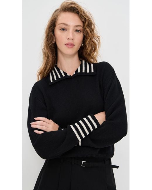 FRAME Black The Sailor Pullover