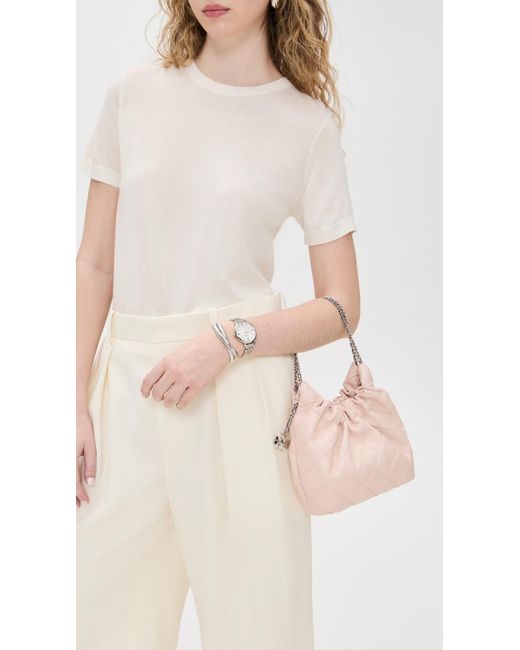Tory Burch Pink Fleming Mini Hobo Bag
