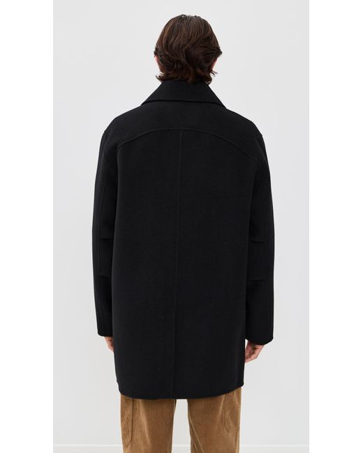 Alex Mill Black Jacob Wool Coat for men