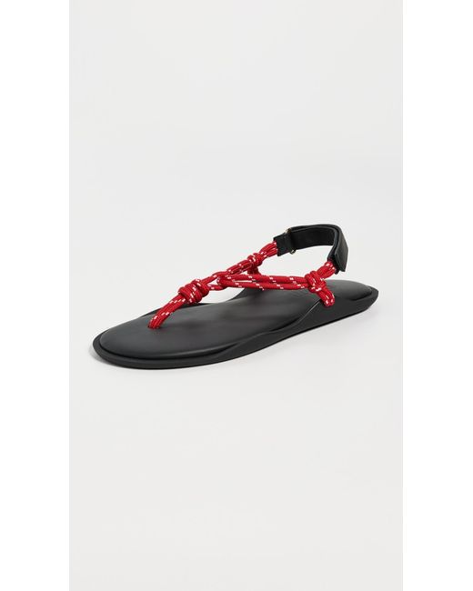 FLOWZE Red Flo Rope Sandals