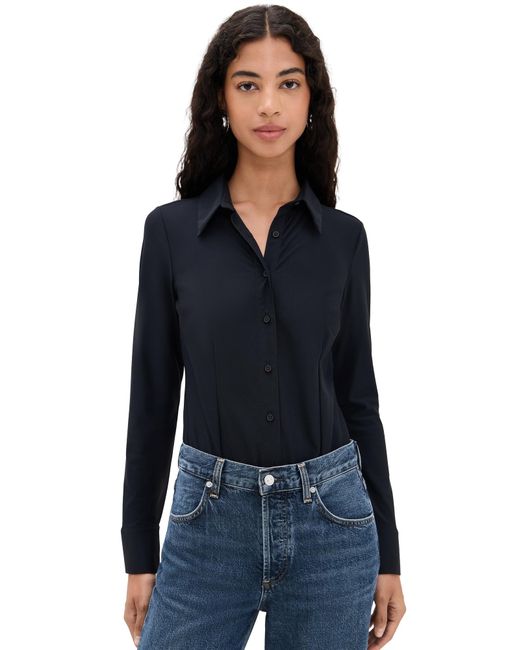 Commando Black Classic Button Down Thong Bodysuit