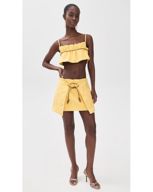 Alexis Yellow Icarus Top