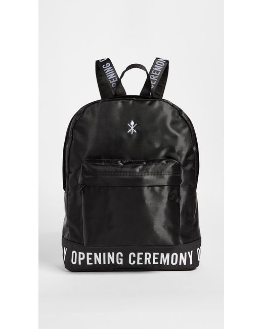 Opening Ceremony Black Logo Backpack