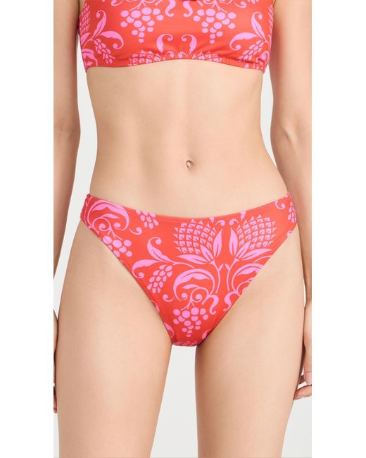 RHODE Pink Kiki Bikini Bottoms