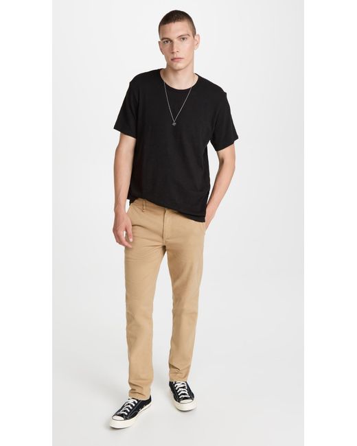 Rag & Bone Black Classic Flame Tee for men