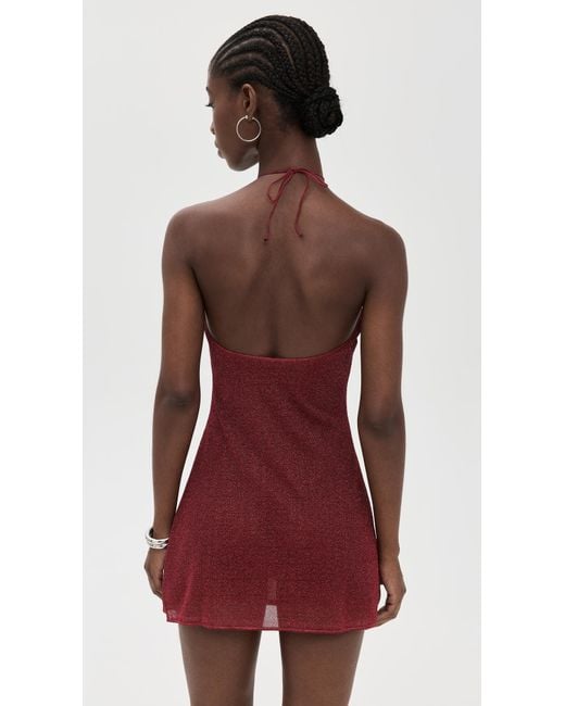 strapless open back dress Osree - Rose Mini Dress