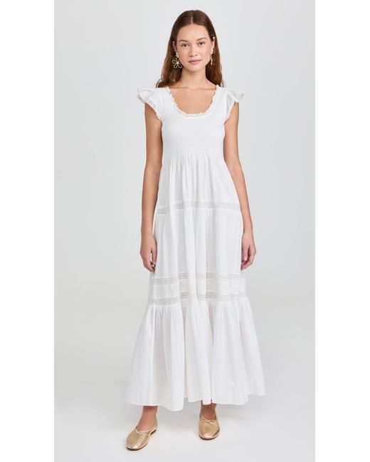 LoveShackFancy White Chessie Dress