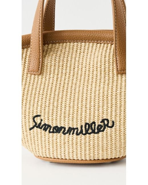 Simon Miller White Mini Mercado Tote