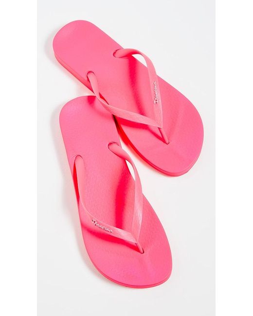 Ipanema Pink Ana Colors Flip Flops