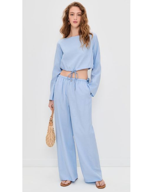 Solid & Striped Blue The Estanza Pants