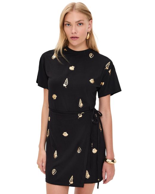 Never Fully Dressed Black Shell Mini Leia Dress